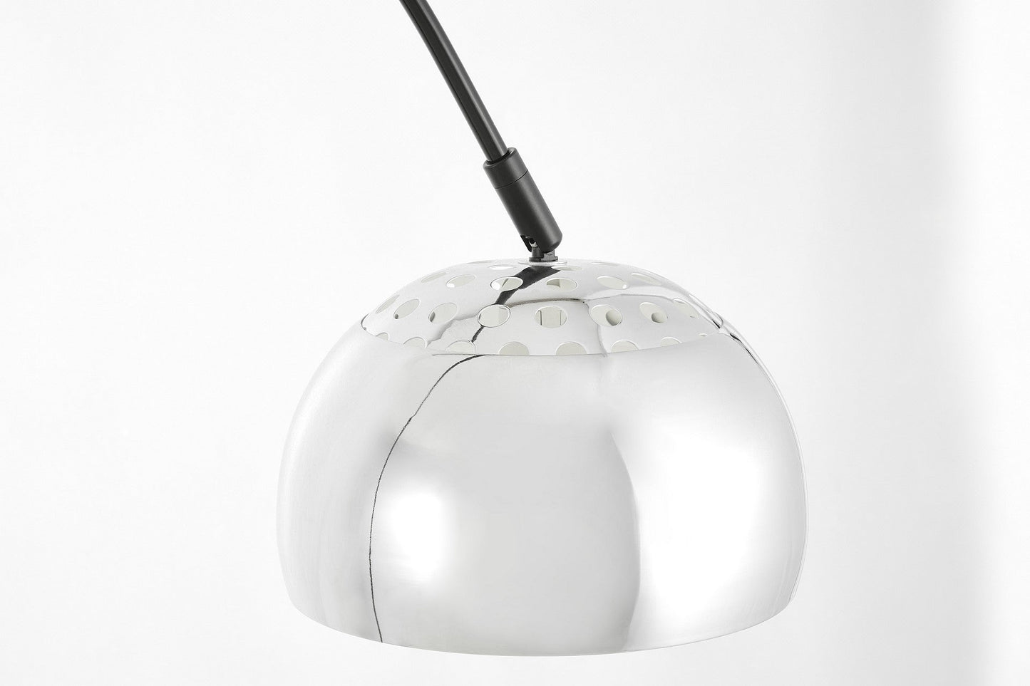 AZURRO C1 BLACK - CHROME FLOOR STANDING LAMP - LuminaLux