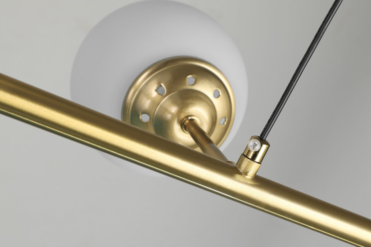 MODERN PENDANT LAMP BRUSHED GOLD FINO W6