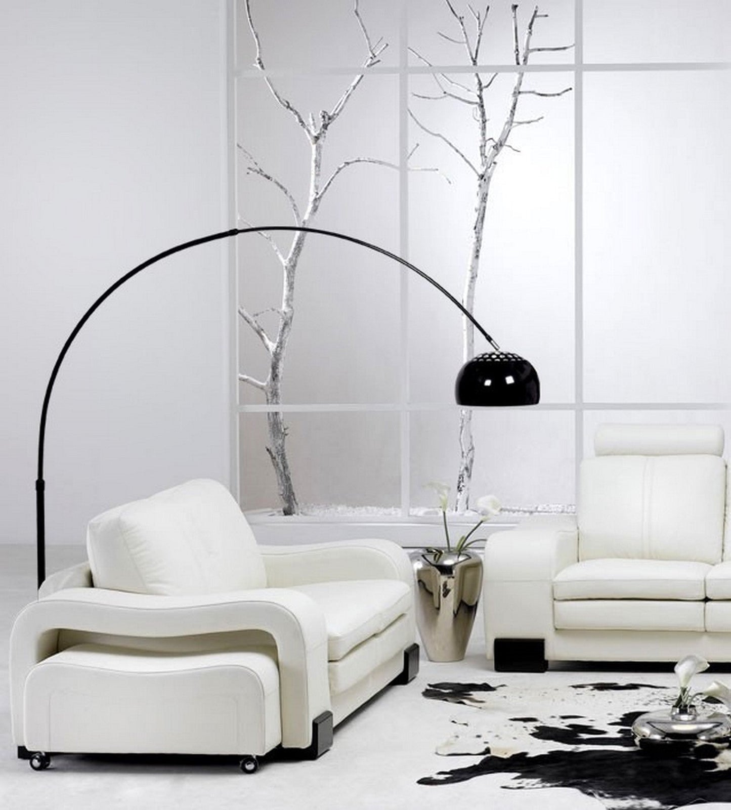 FLOOR STANDING LAMP BLACK AZURRO B1 - LuminaLux