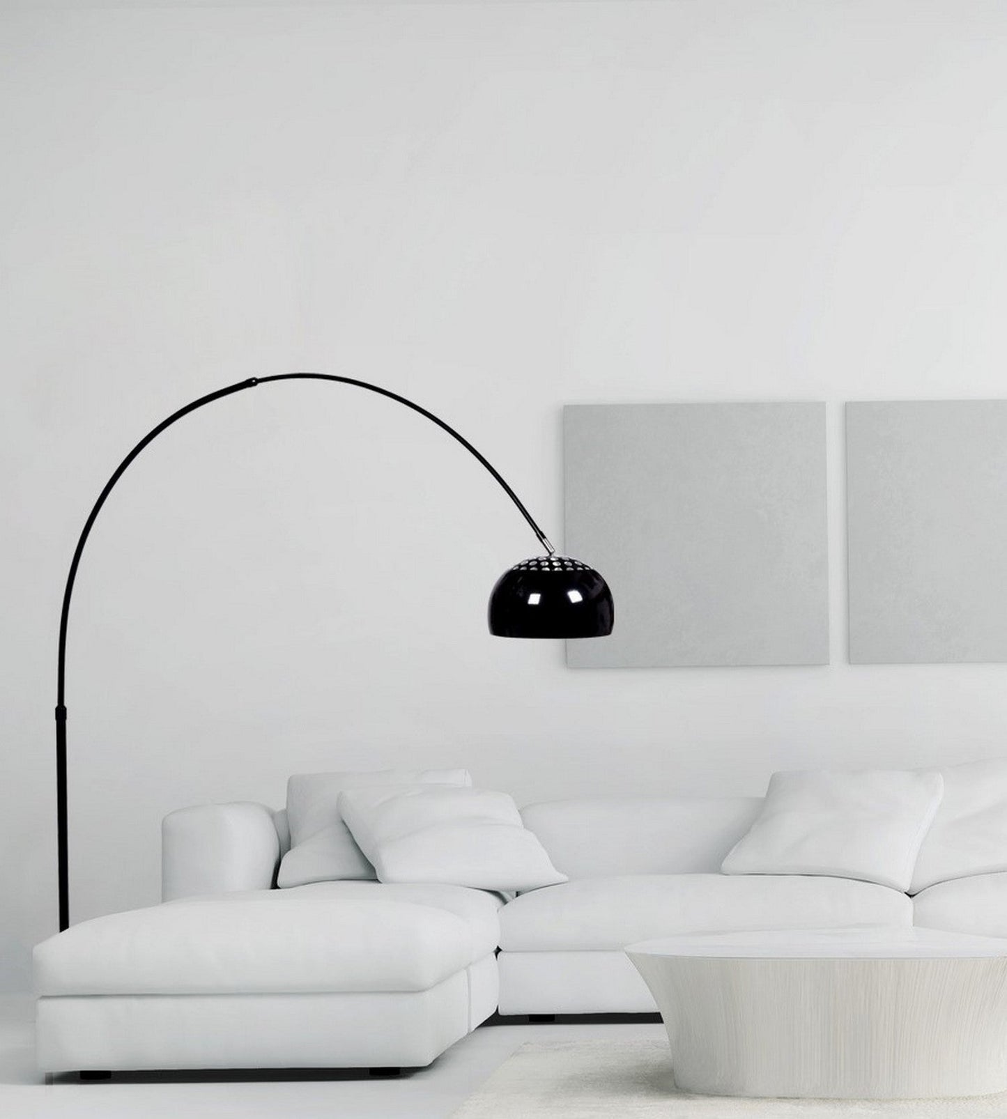 FLOOR STANDING LAMP BLACK AZURRO C1 - LuminaLux