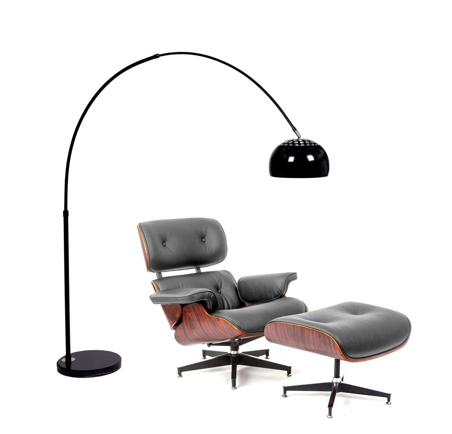 FLOOR STANDING LAMP BLACK AZURRO C1 - LuminaLux