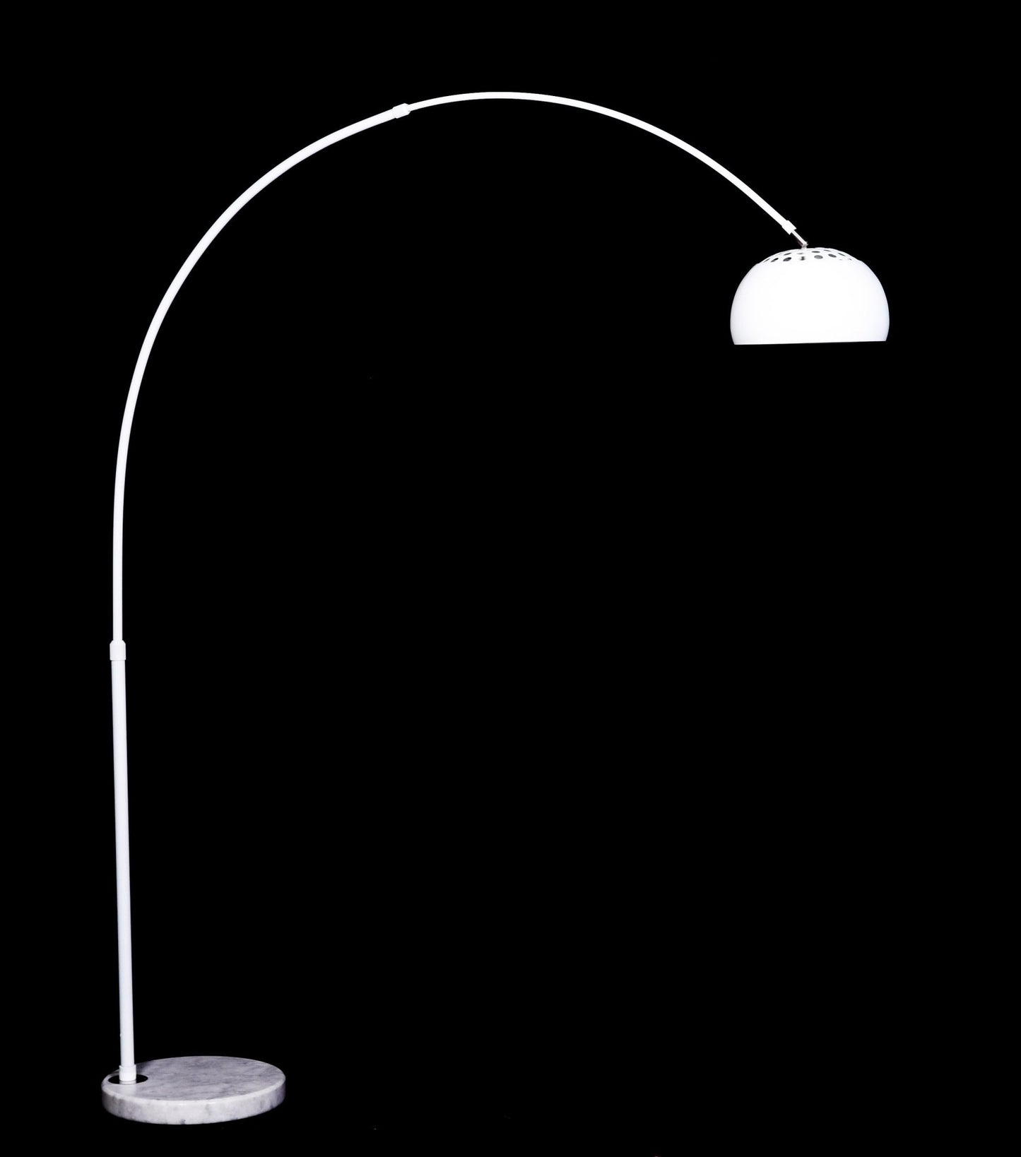 FLOOR STANDING LAMP WHITE AZURRO C1 - LuminaLux