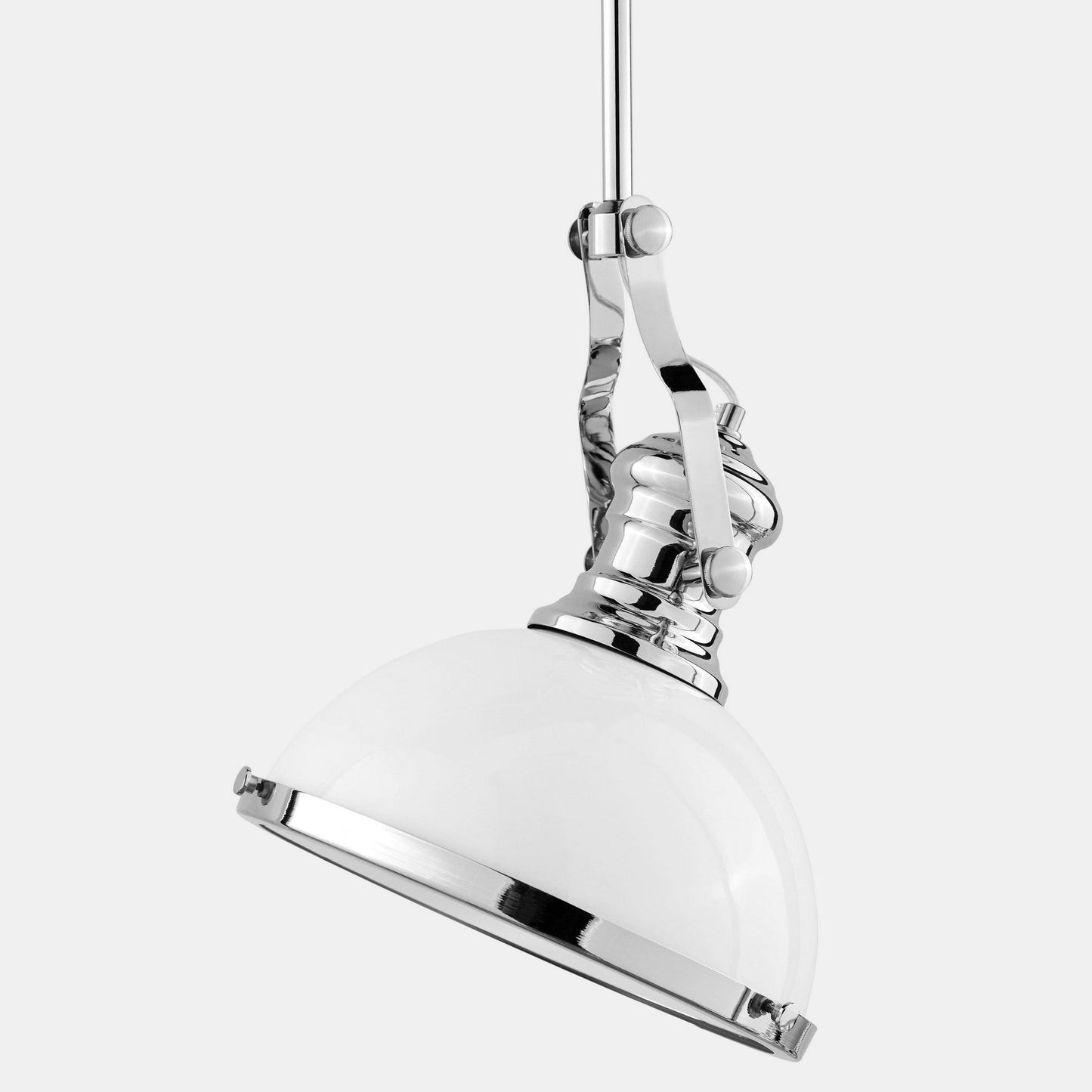 INDUSTRIAL LOFT PENDANT LAMP WHITE ETTORE - LuminaLux
