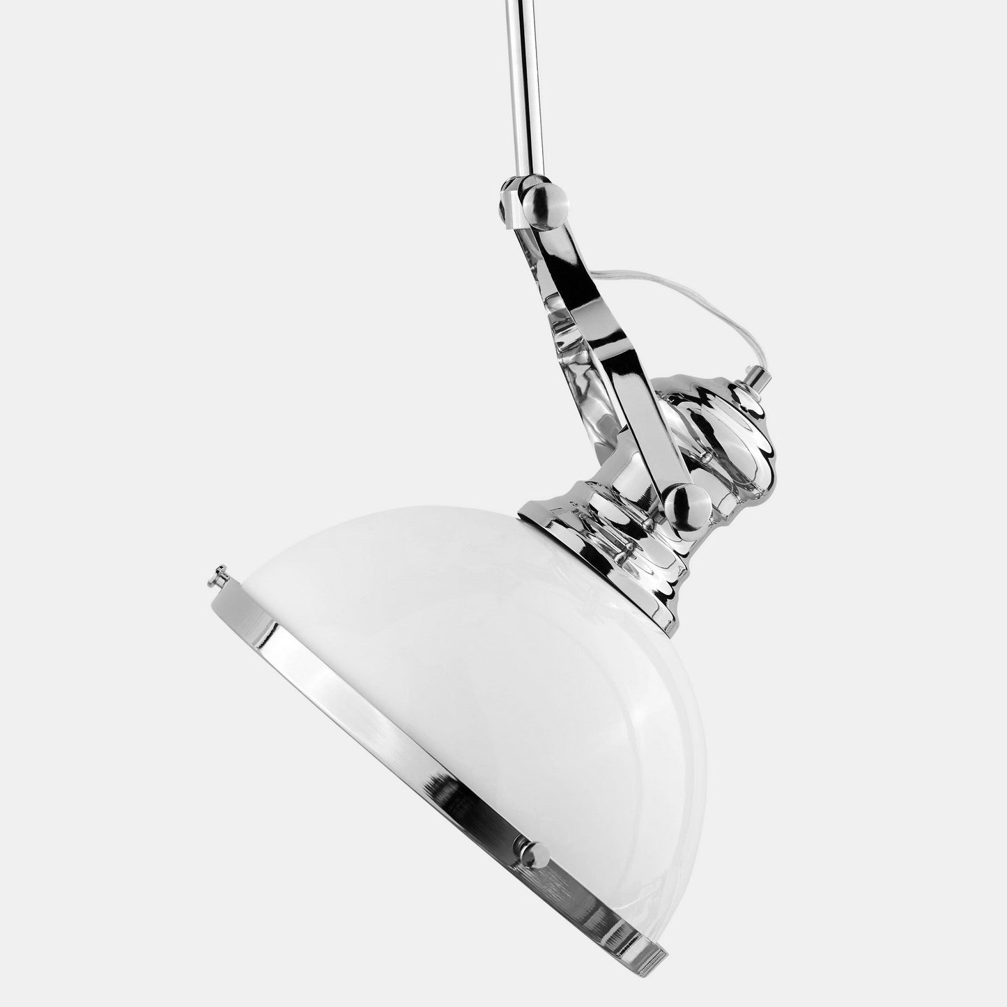 INDUSTRIAL LOFT PENDANT LAMP WHITE ETTORE - LuminaLux
