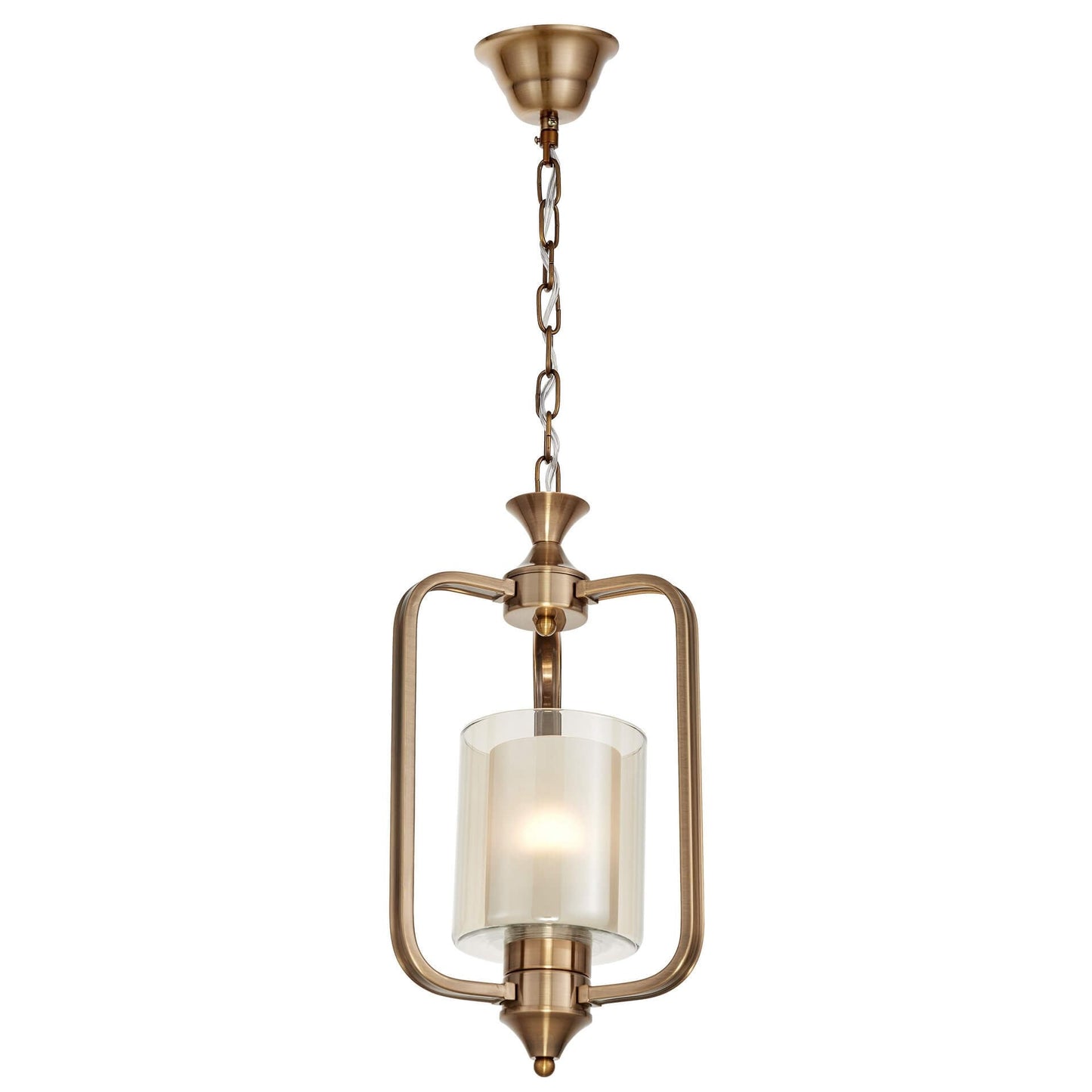 LOFT BRASS PENDANT LAMP ATLANTA W1 - LuminaLux