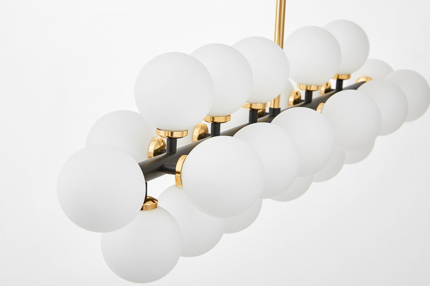 MODERN BLACK AND GOLD PETRICA PENDANT LAMP W24 - LuminaLux