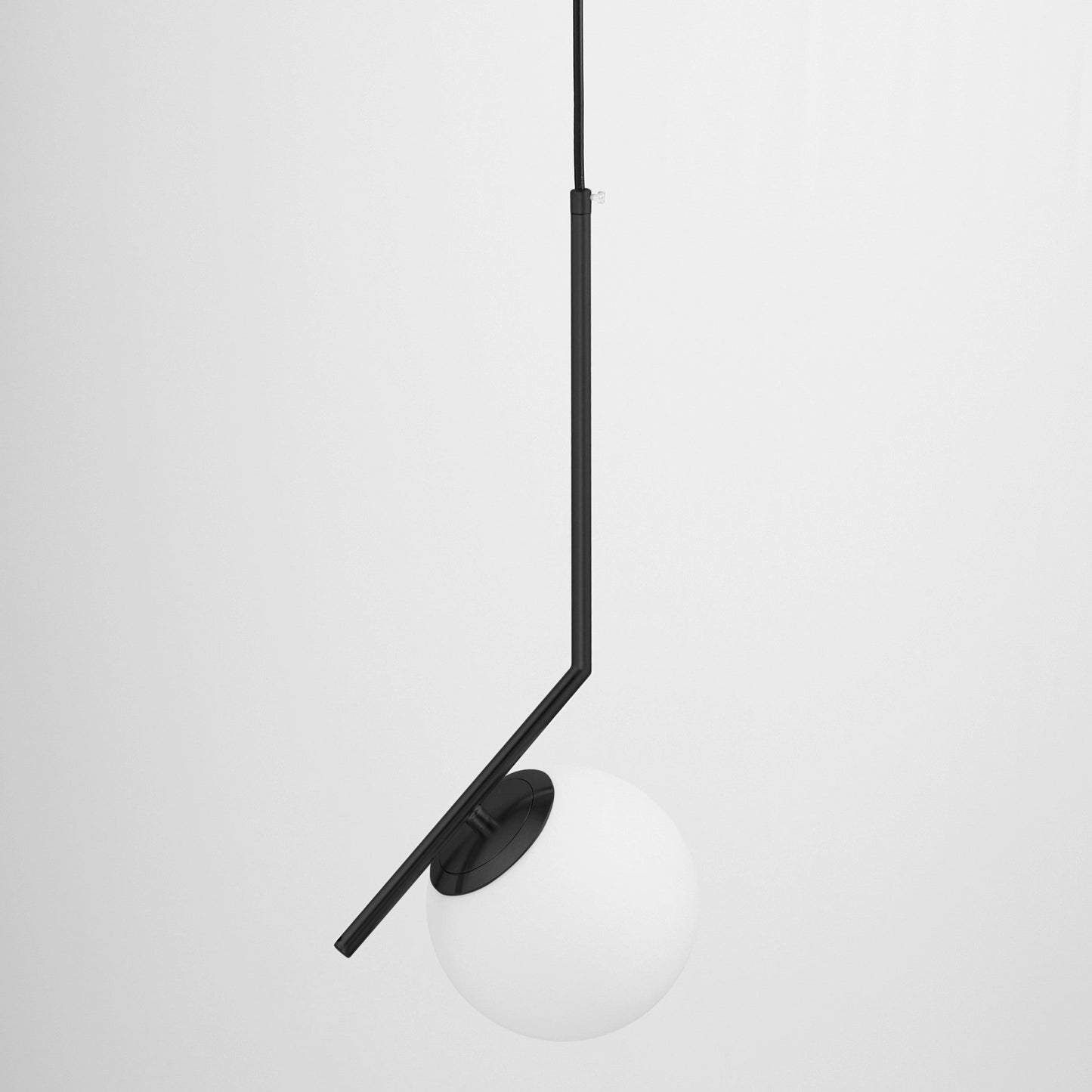 MODERN BLACK SORENTO D15 PENDANT LAMP - LuminaLux