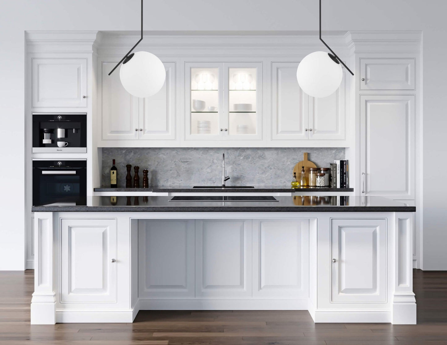 MODERN BLACK SORENTO D30 PENDANT LAMP - LuminaLux