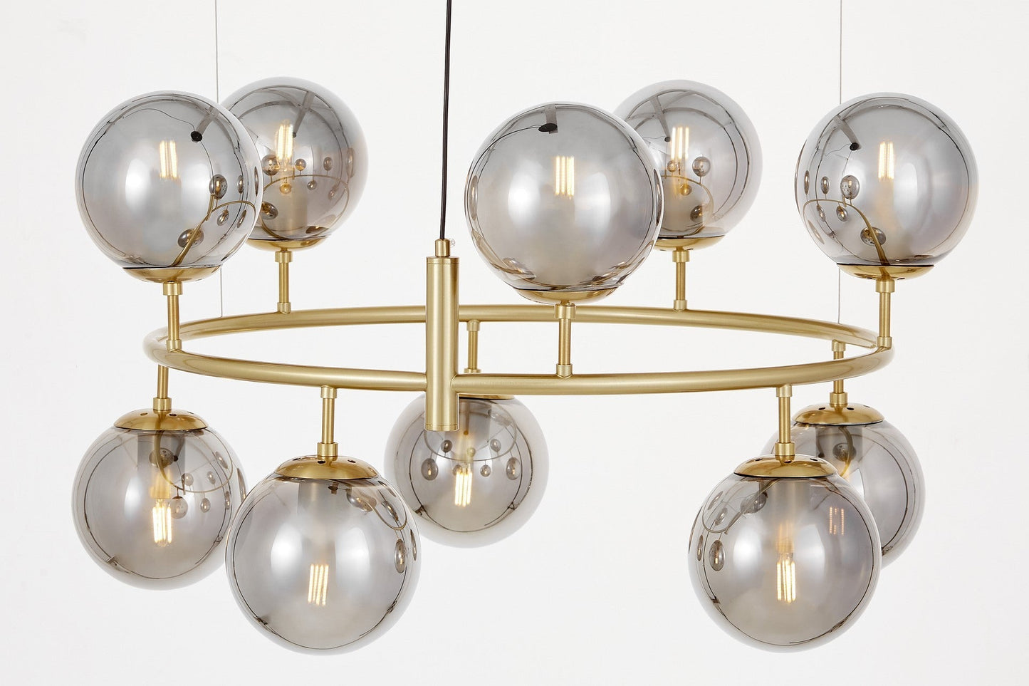 MODERN BRASS PENDANT LAMP CEREDO NEO W10 - LuminaLux