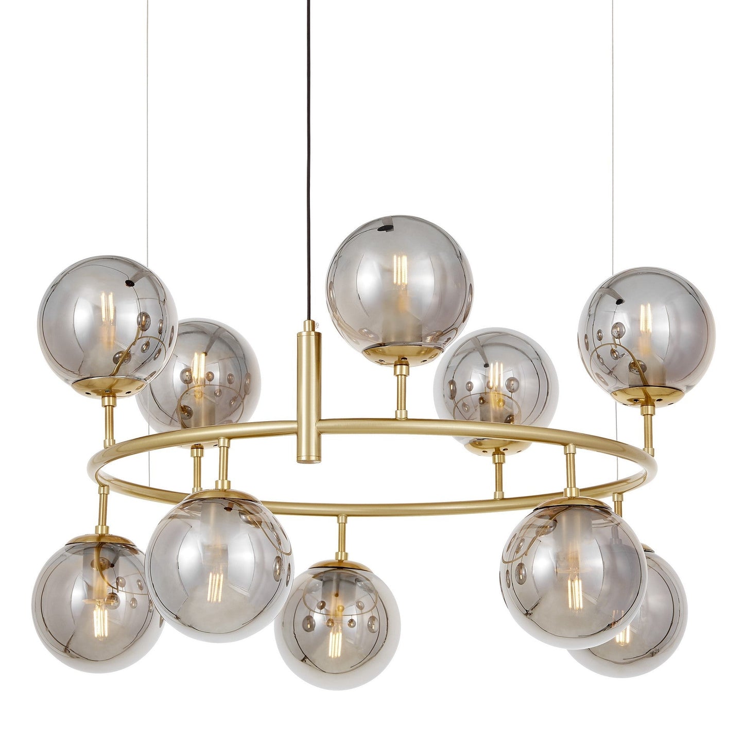MODERN BRASS PENDANT LAMP CEREDO NEO W10 - LuminaLux
