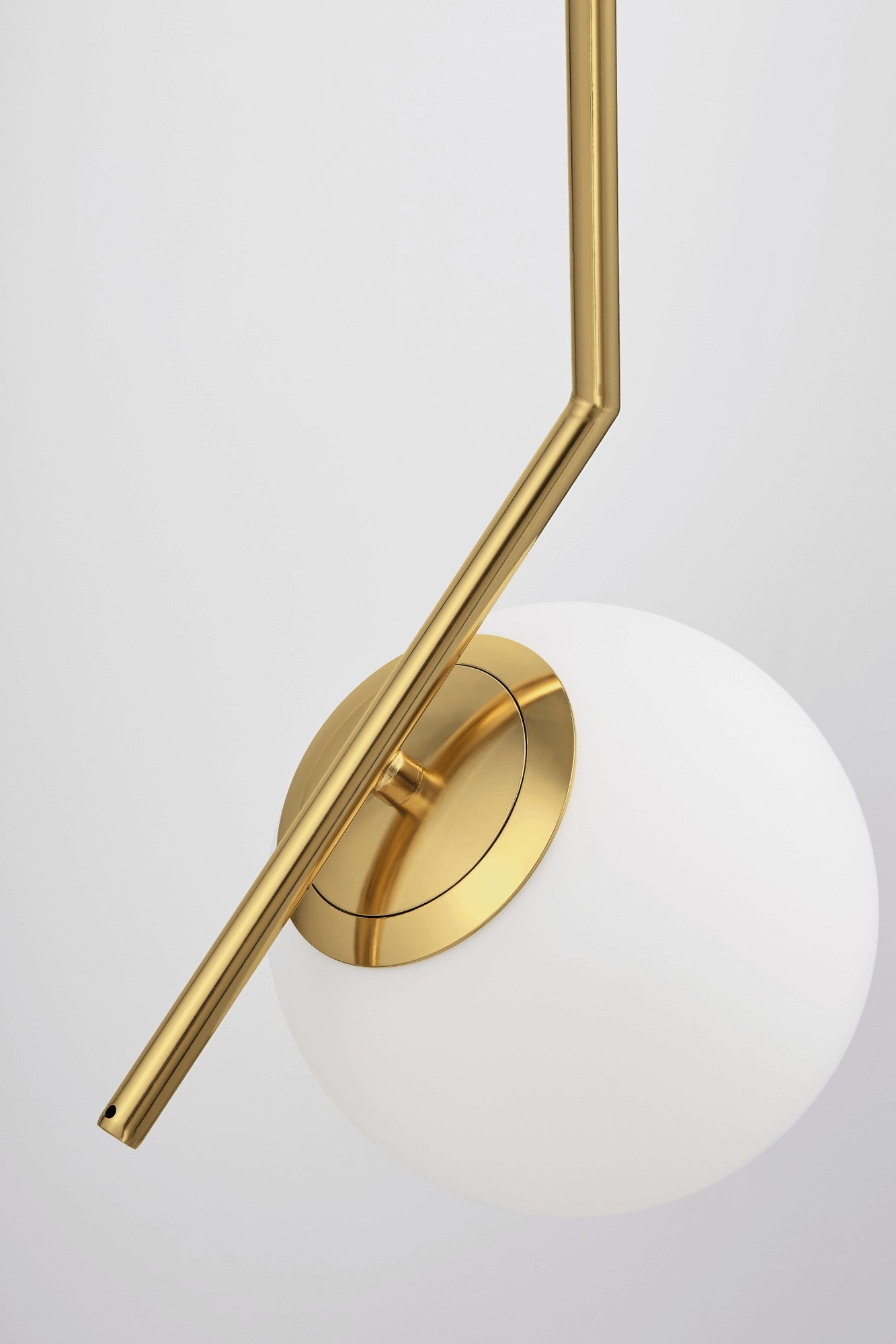 MODERN BRASS PENDANT LAMP SORENTO D15 - LuminaLux