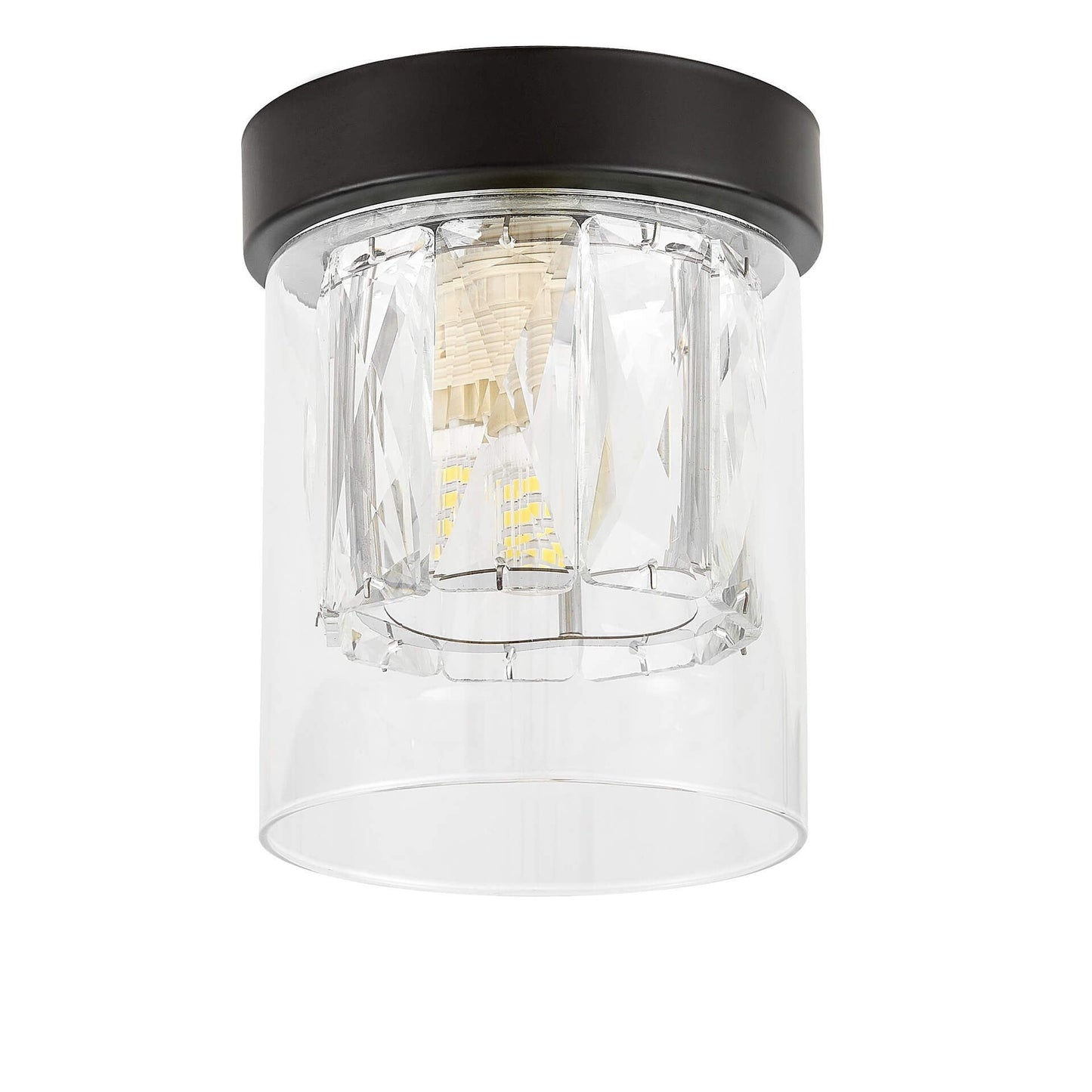 MODERN CEILING LAMP BLACK DENI - LuminaLux