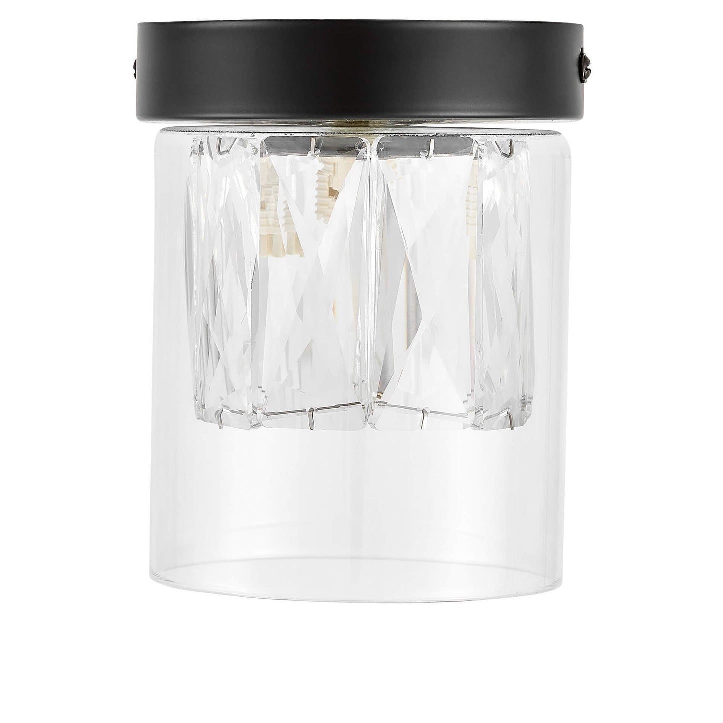 MODERN CEILING LAMP BLACK DENI - LuminaLux