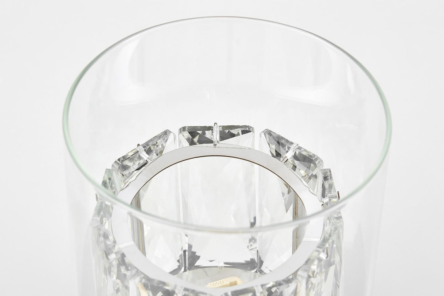 MODERN CHROME CEILING LAMP DENI - LuminaLux