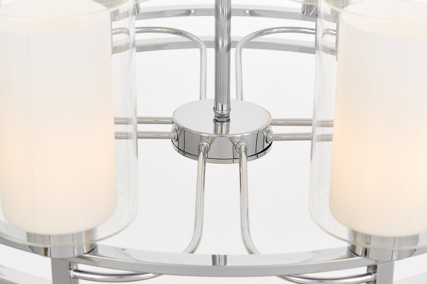 MODERN CHROME PENDANT LAMP MARIETTA W8 - LuminaLux