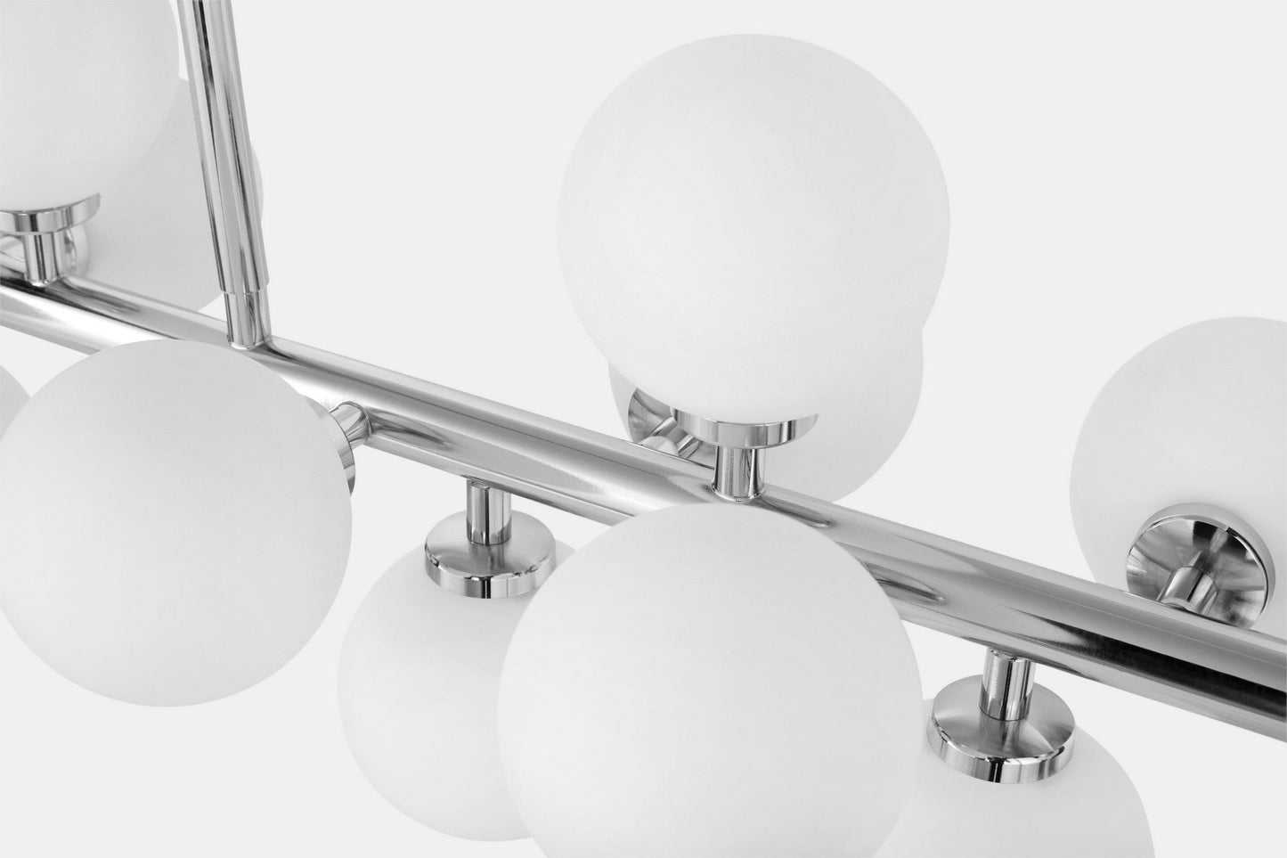 MODERN CHROME PENDANT LAMP PETRICA W16 - LuminaLux