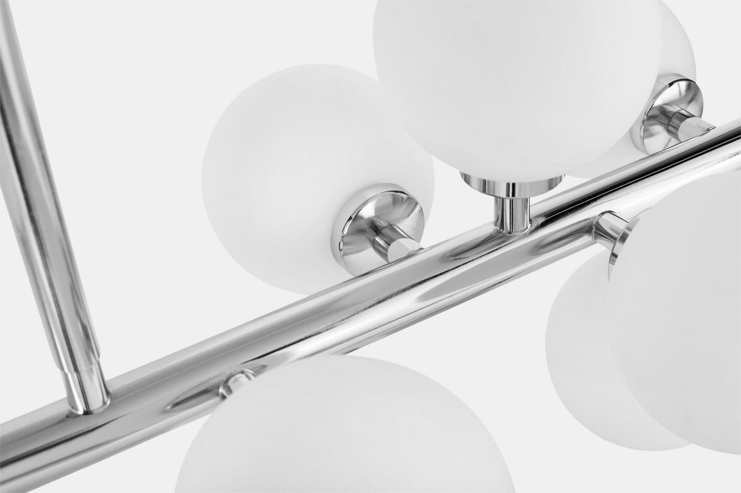 MODERN CHROME PENDANT LAMP PETRICA W16 - LuminaLux