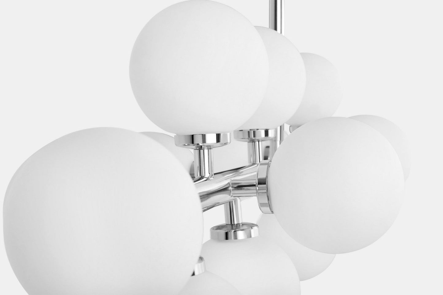 MODERN CHROME PENDANT LAMP PETRICA W16 - LuminaLux