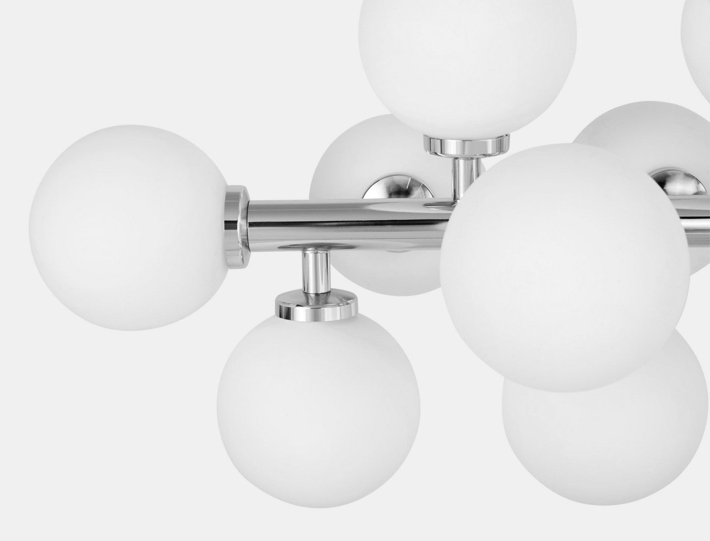 MODERN CHROME PENDANT LAMP PETRICA W16 - LuminaLux
