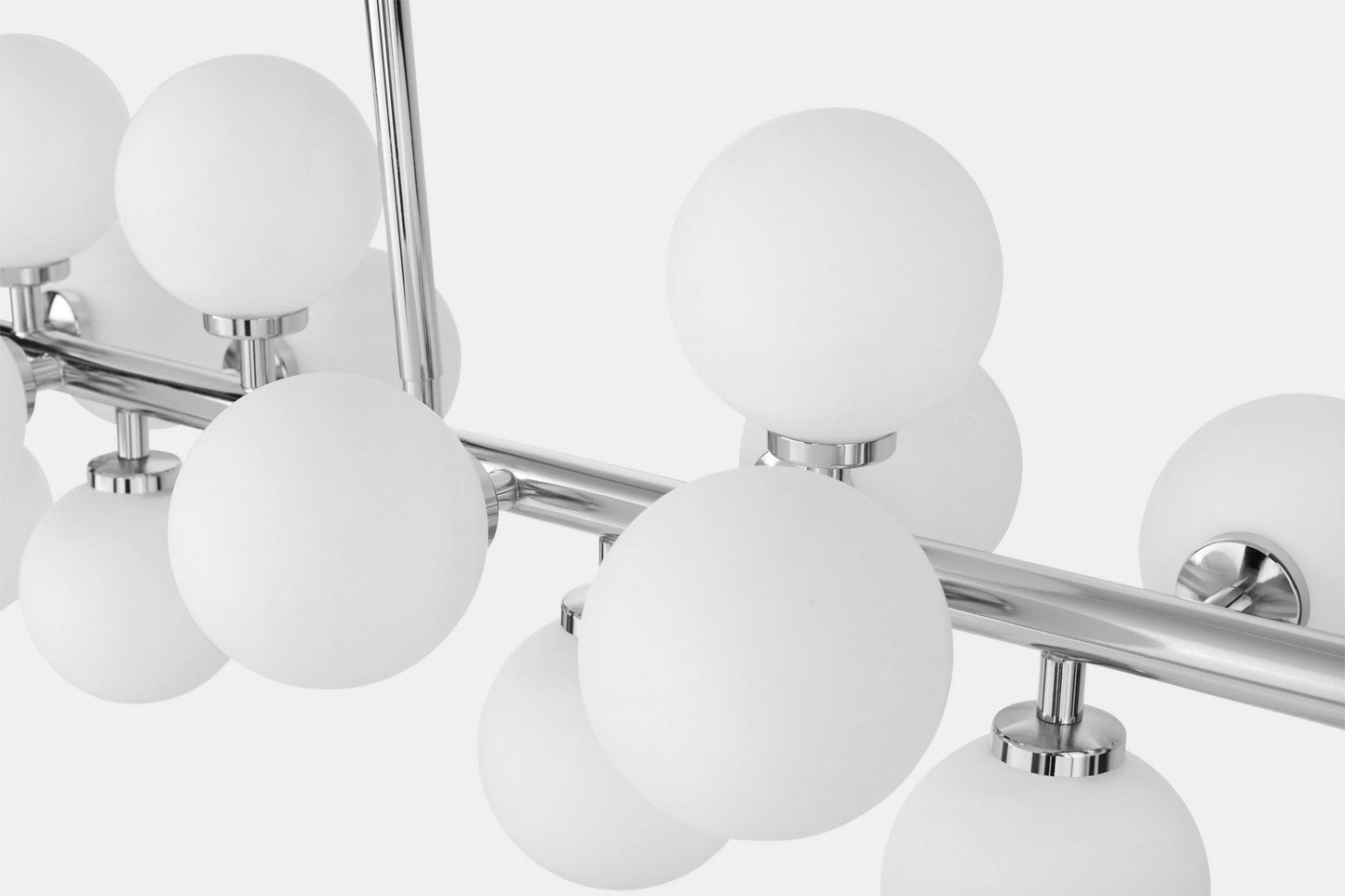 MODERN CHROME PENDANT LAMP PETRICA W16 - LuminaLux