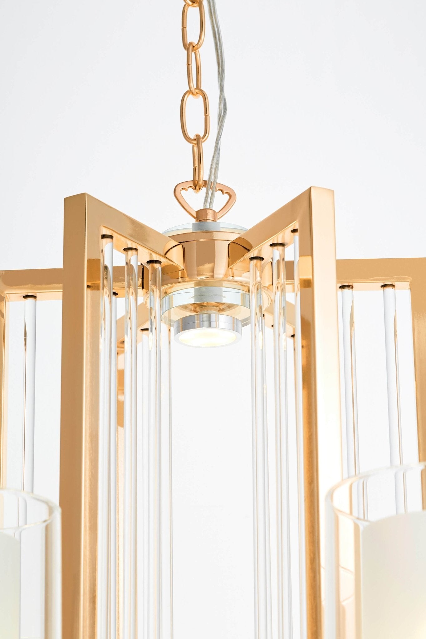 MODERN GOLD PENDANT LAMP MANHATTAN - LuminaLux