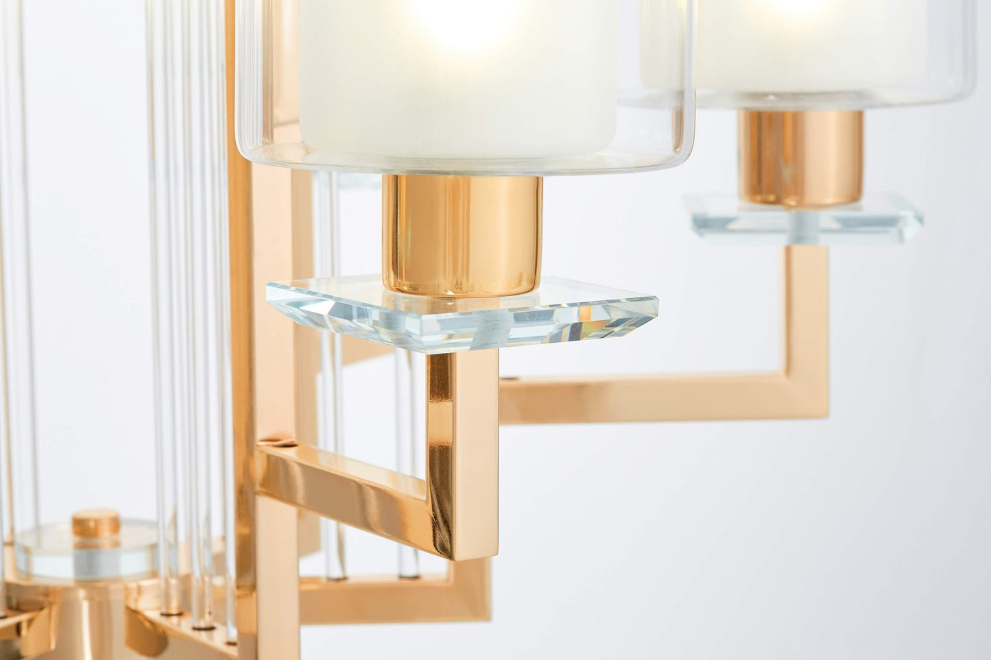 MODERN GOLD PENDANT LAMP MANHATTAN - LuminaLux