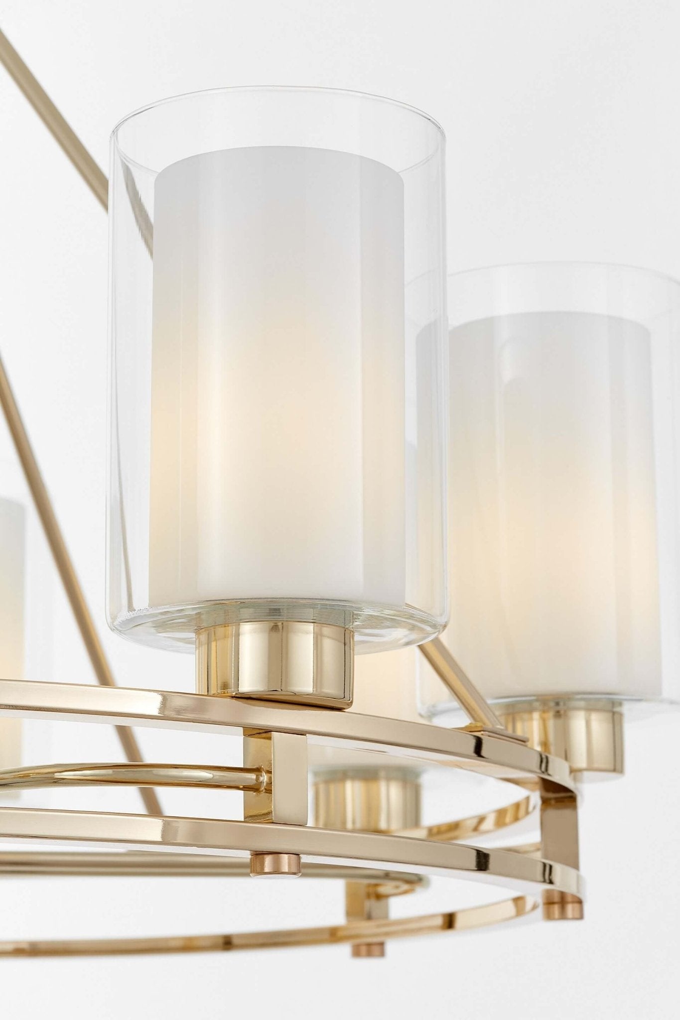 MODERN GOLD PENDANT LAMP MARIETTA W8 - LuminaLux