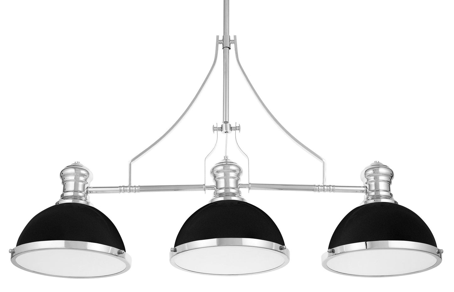MODERN INDUSTRIAL PENDANT LAMP BLACK ETTORE W3 - LuminaLux