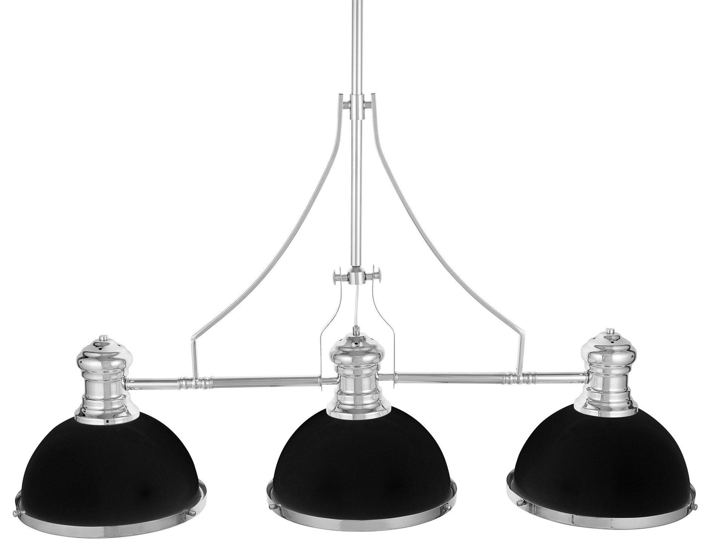 MODERN INDUSTRIAL PENDANT LAMP BLACK ETTORE W3 - LuminaLux