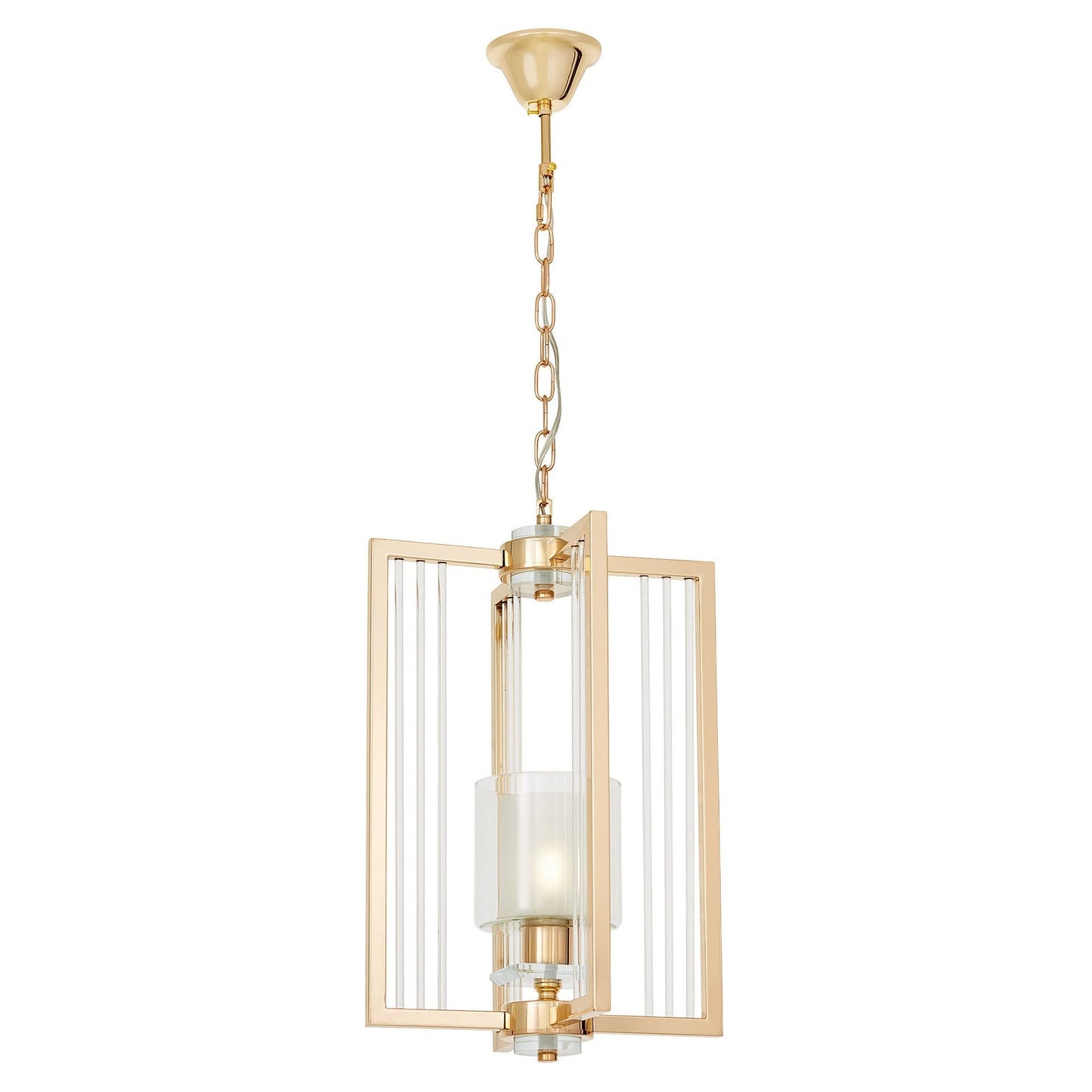 MODERN LOFT GOLD PENDANT LAMP MANHATTAN W1 - LuminaLux