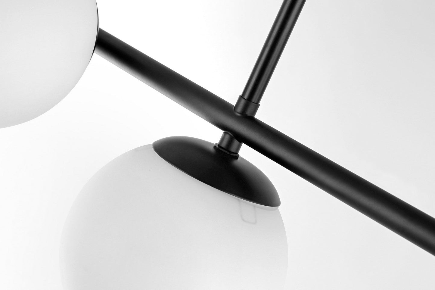 MODERN PENDANT CEILING LAMP BLACK LEDO W3 LONG - LuminaLux