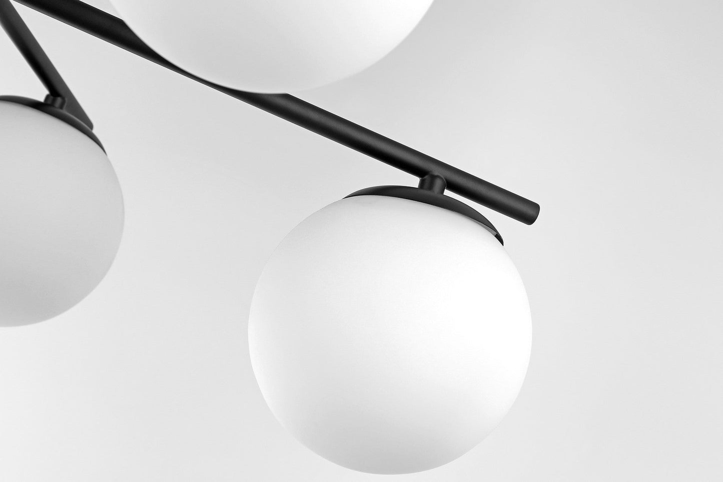 MODERN PENDANT CEILING LAMP BLACK LEDO W6 - LuminaLux