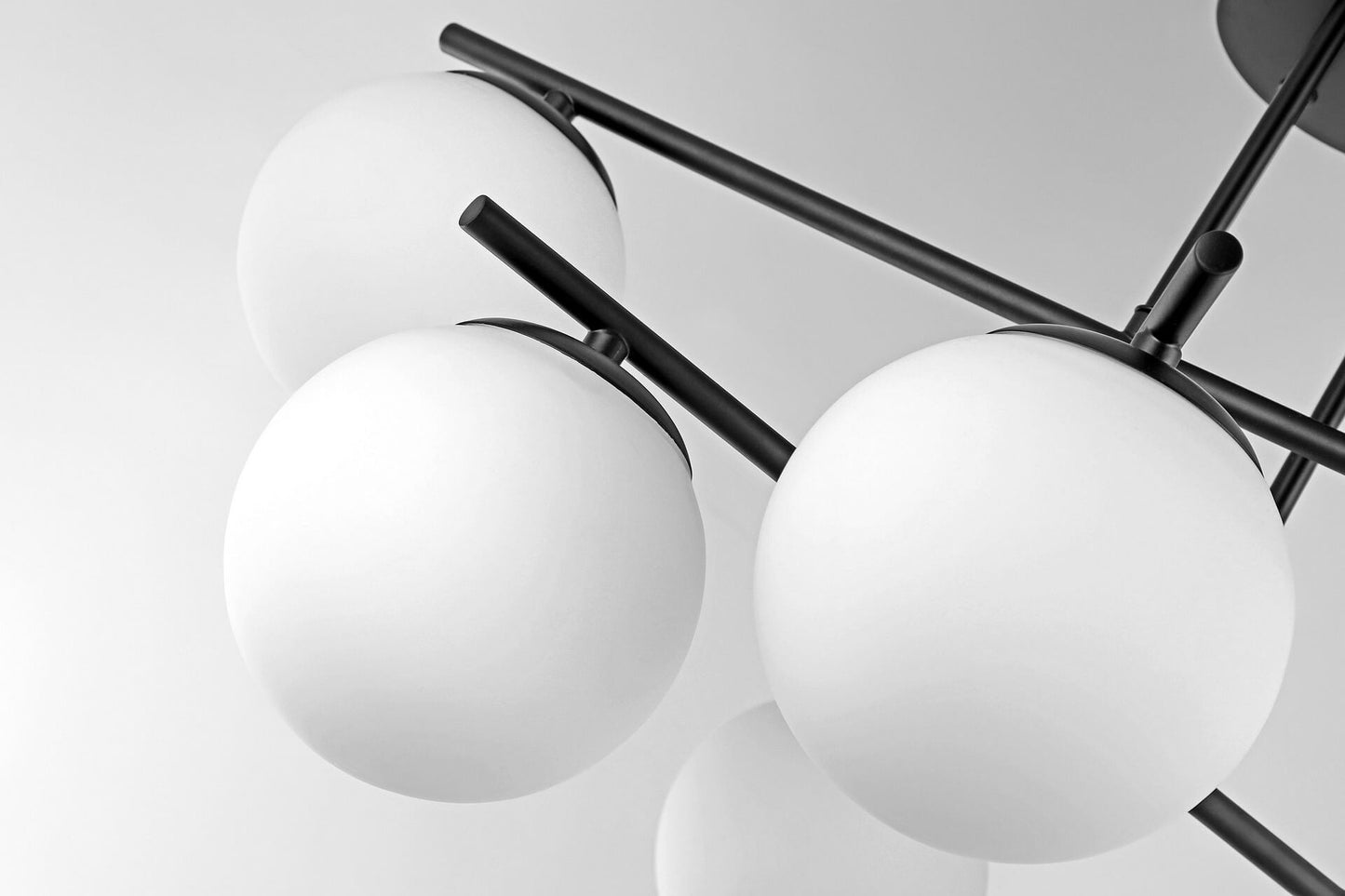 MODERN PENDANT CEILING LAMP BLACK LEDO W6 - LuminaLux
