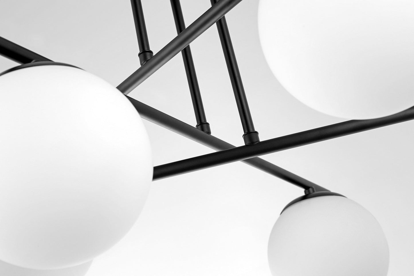 MODERN PENDANT CEILING LAMP BLACK LEDO W6 - LuminaLux