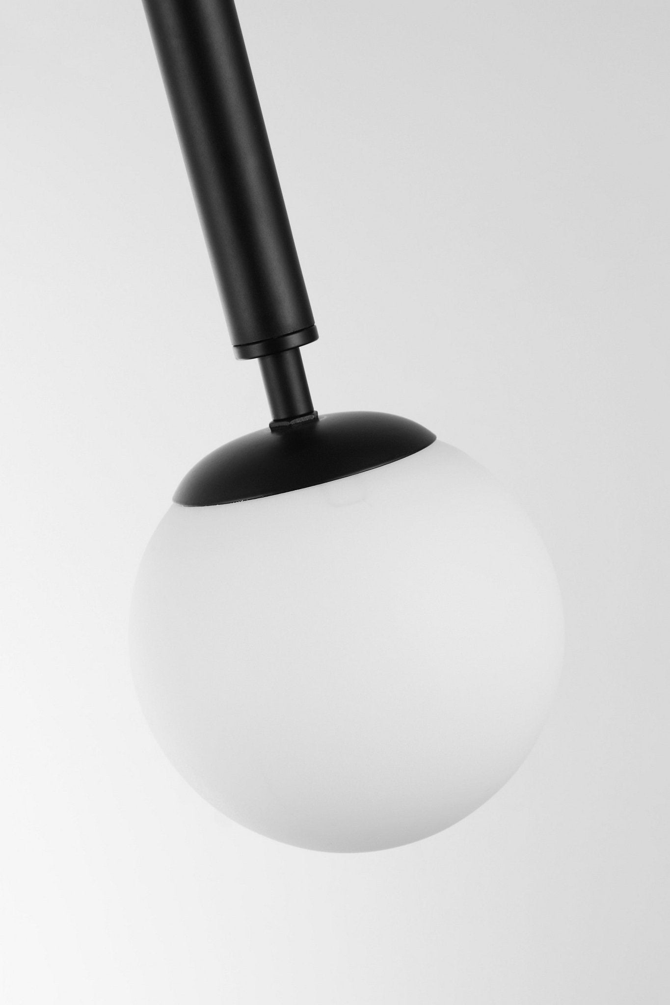 MODERN PENDANT LAMP BLACK LEDO W1 - LuminaLux