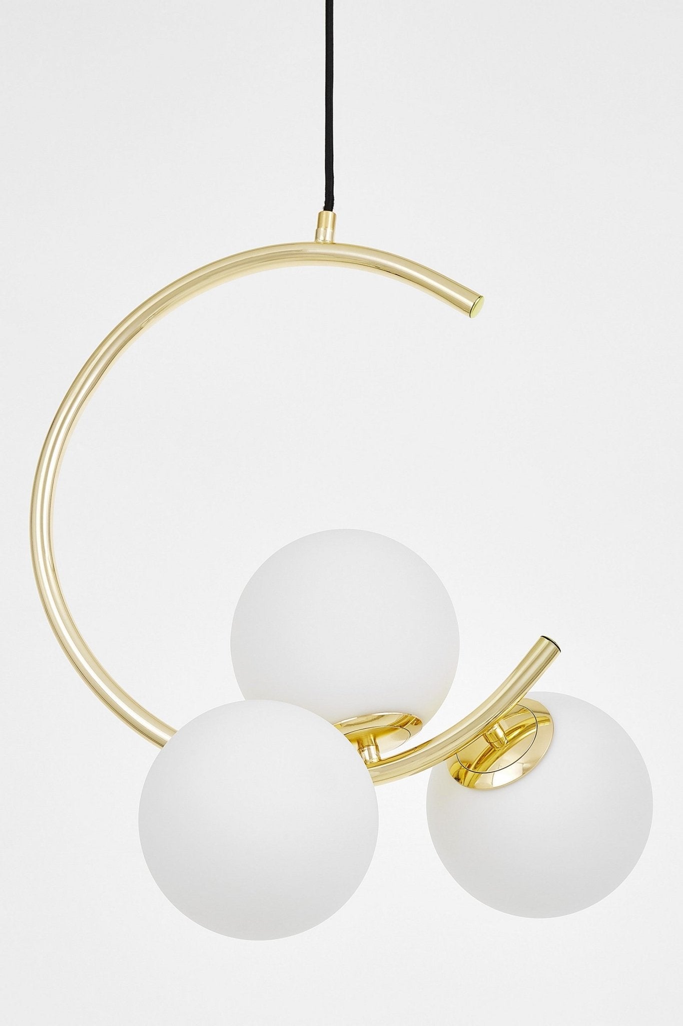 MODERN PENDANT LAMP CLASSIC GOLD BONIO W3 - LuminaLux