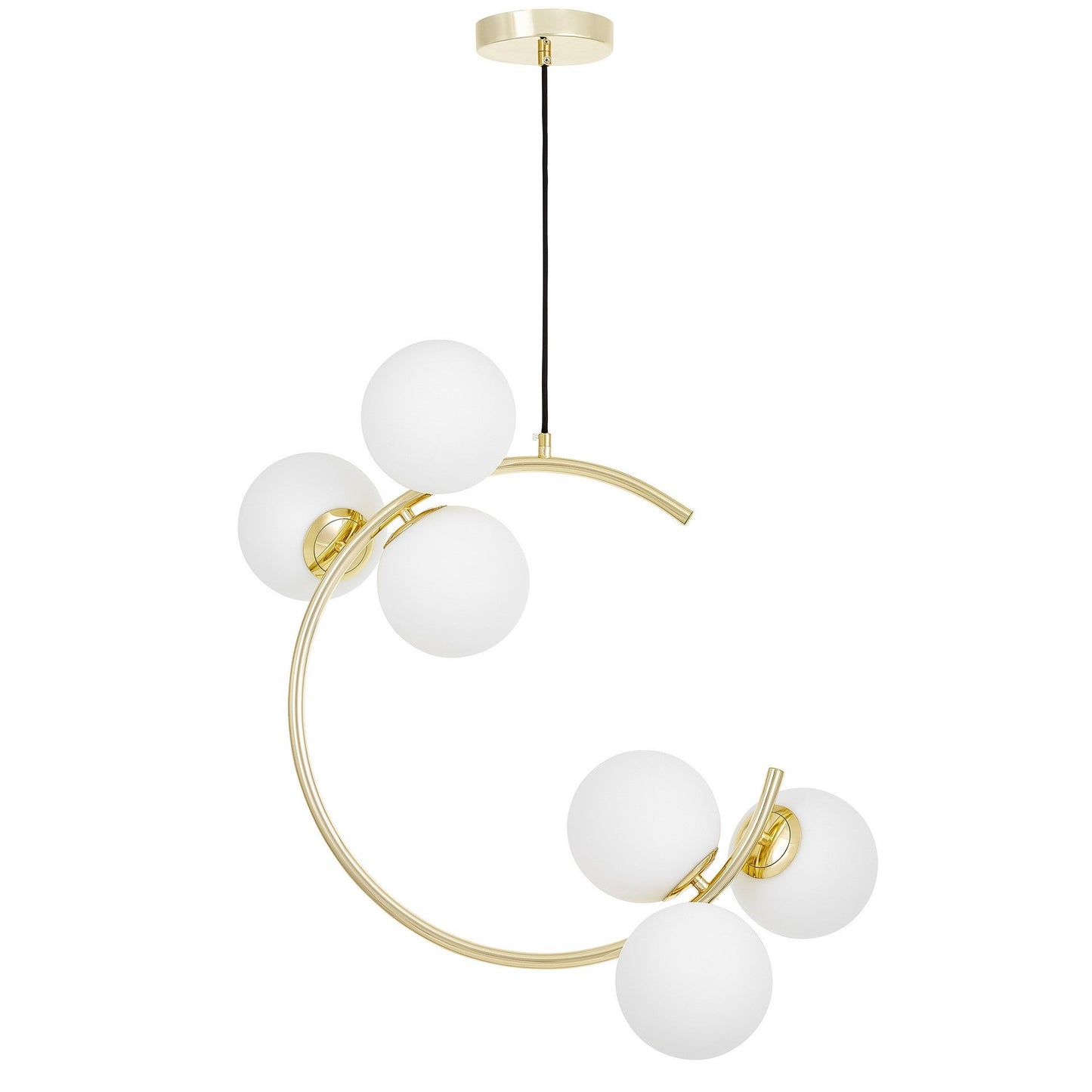 MODERN PENDANT LAMP CLASSIC GOLD BONIO W6 - LuminaLux