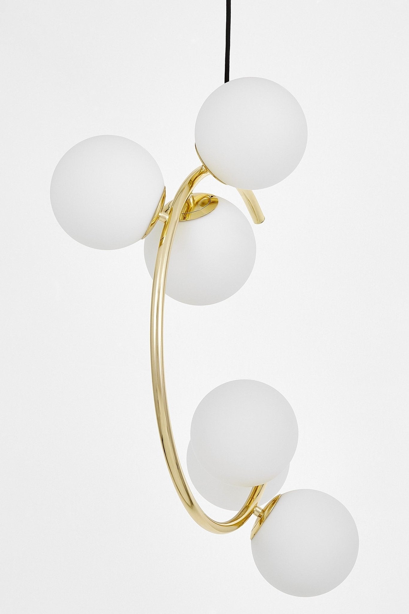 MODERN PENDANT LAMP CLASSIC GOLD BONIO W6 - LuminaLux