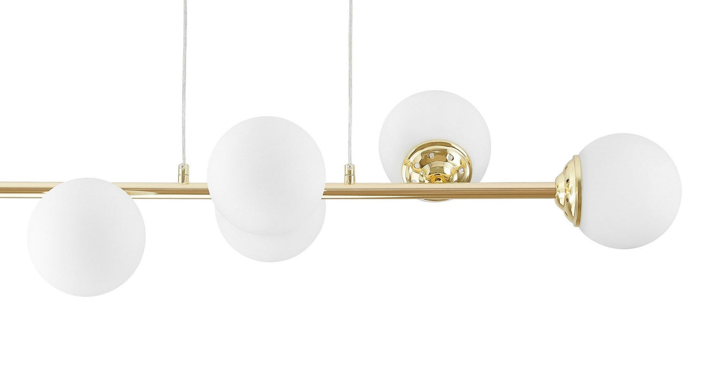 MODERN PENDANT LAMP CLASSIC GOLD FINO W6 - LuminaLux