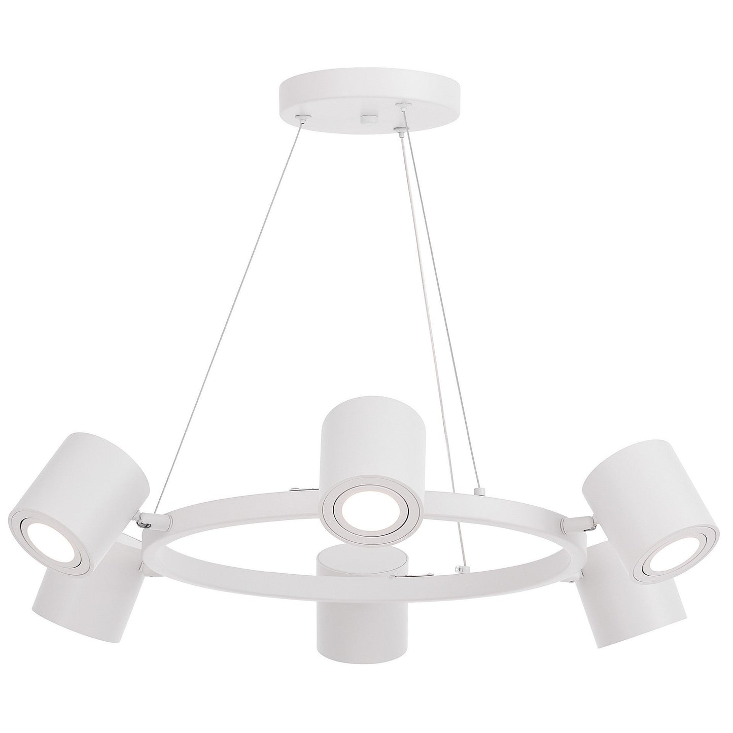 MODERN PENDANT LAMP WHITE BOLT W6 - LuminaLux