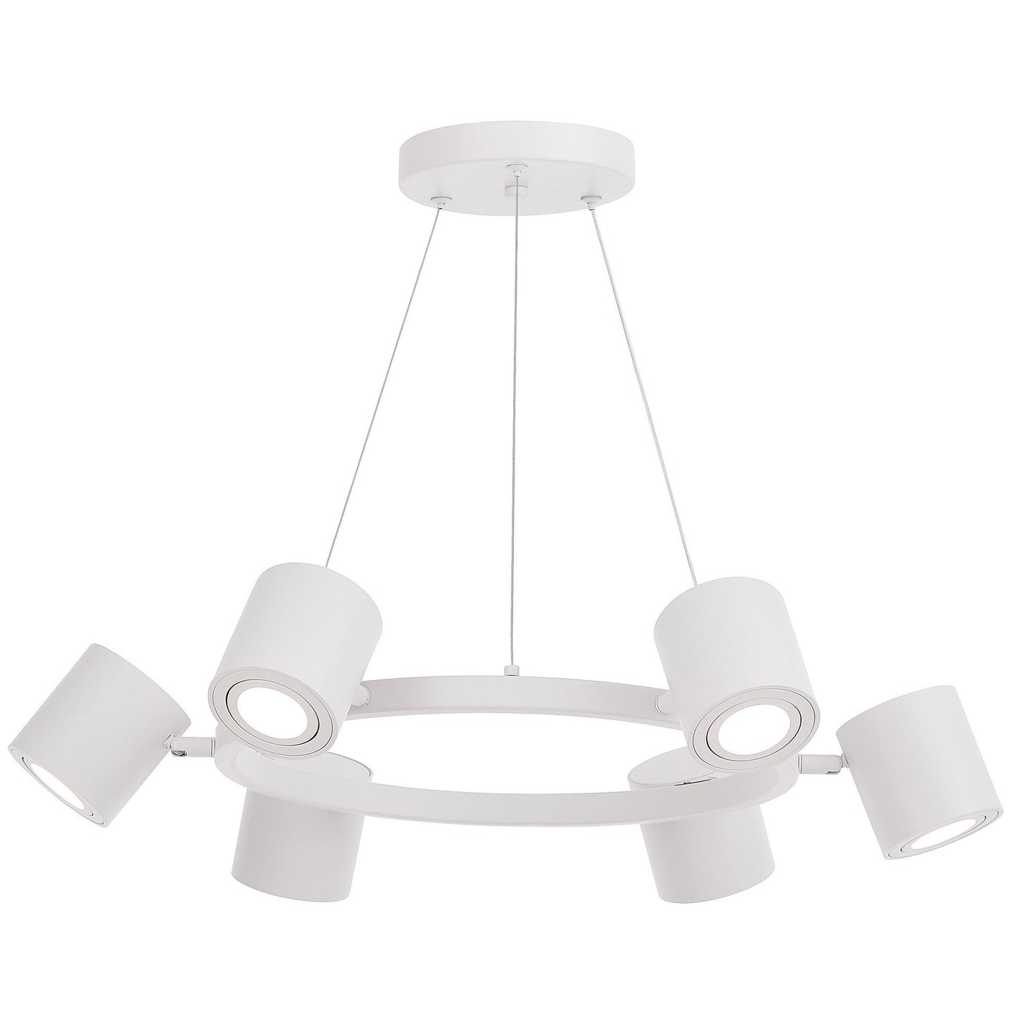 MODERN PENDANT LAMP WHITE BOLT W6 - LuminaLux
