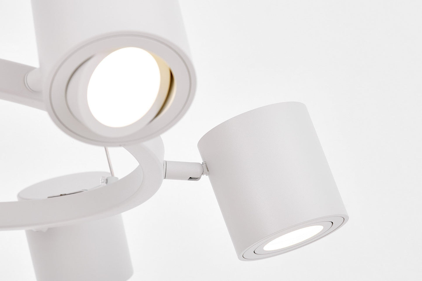 MODERN PENDANT LAMP WHITE BOLT W6 - LuminaLux