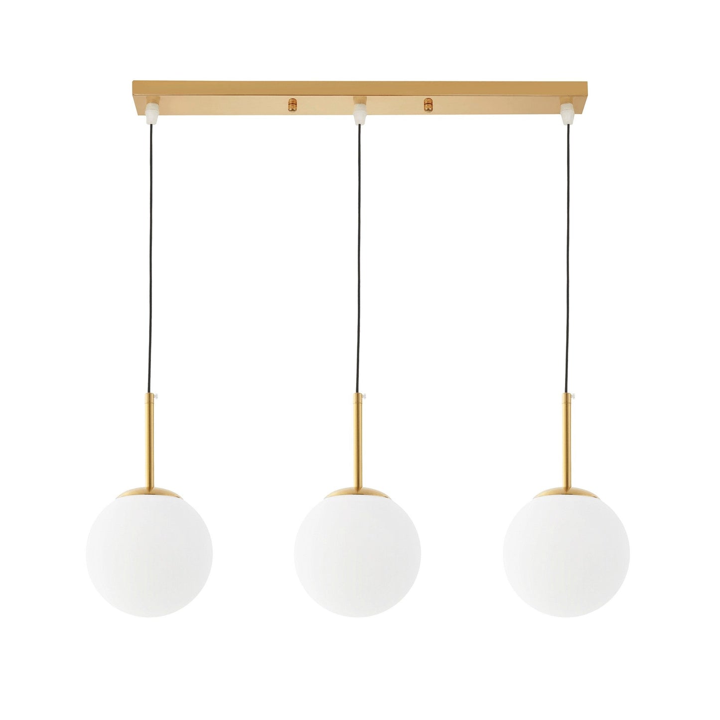 MODERN TRIPLE GOLD LAMP FREDICA W3 PRO - LuminaLux