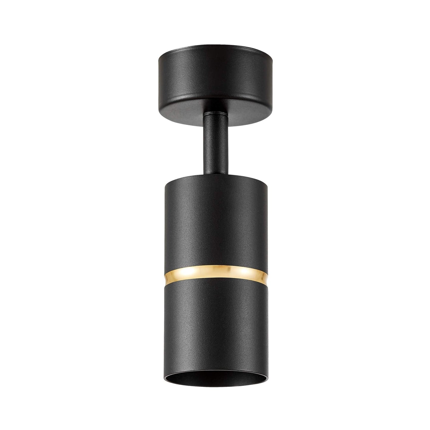 SPOT MODERN CEILING LAMP BLACK - GOLD ASTI W1 - LuminaLux
