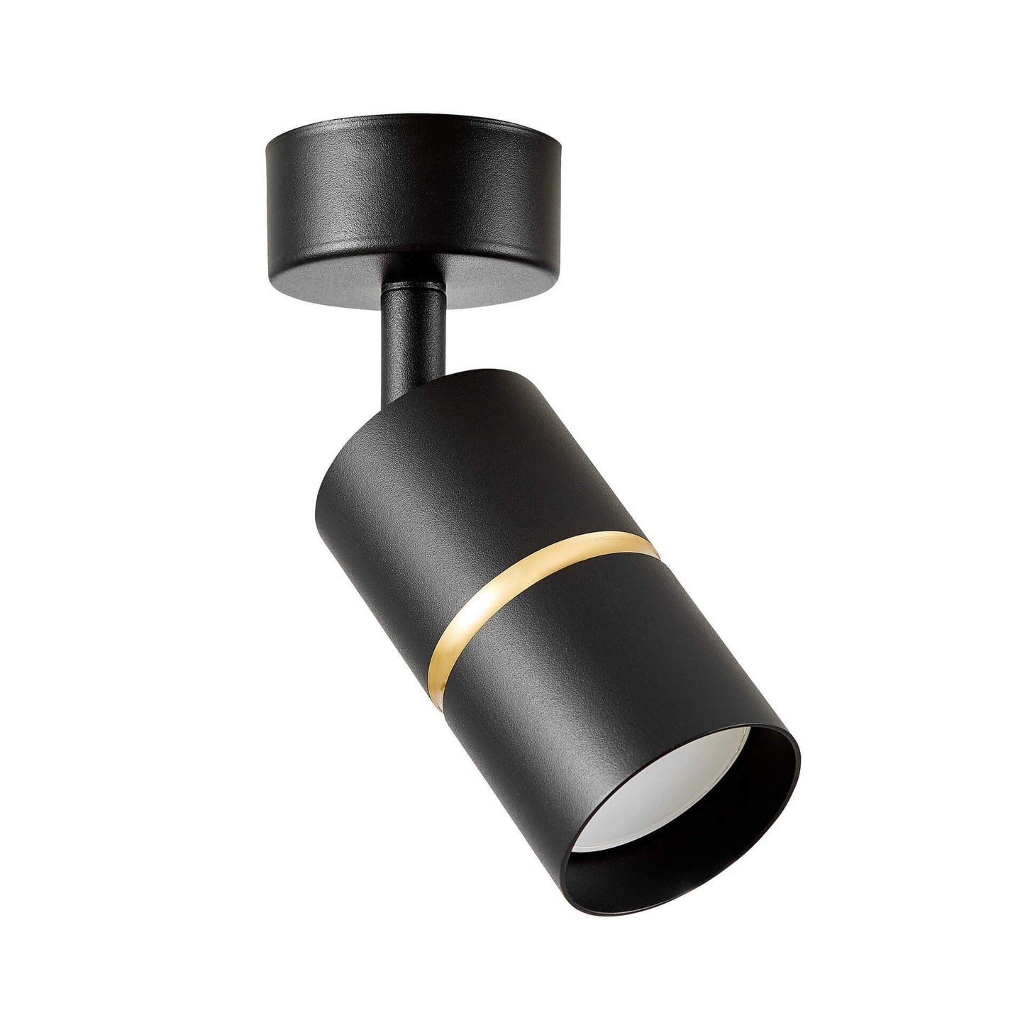 SPOT MODERN CEILING LAMP BLACK - GOLD ASTI W1 - LuminaLux