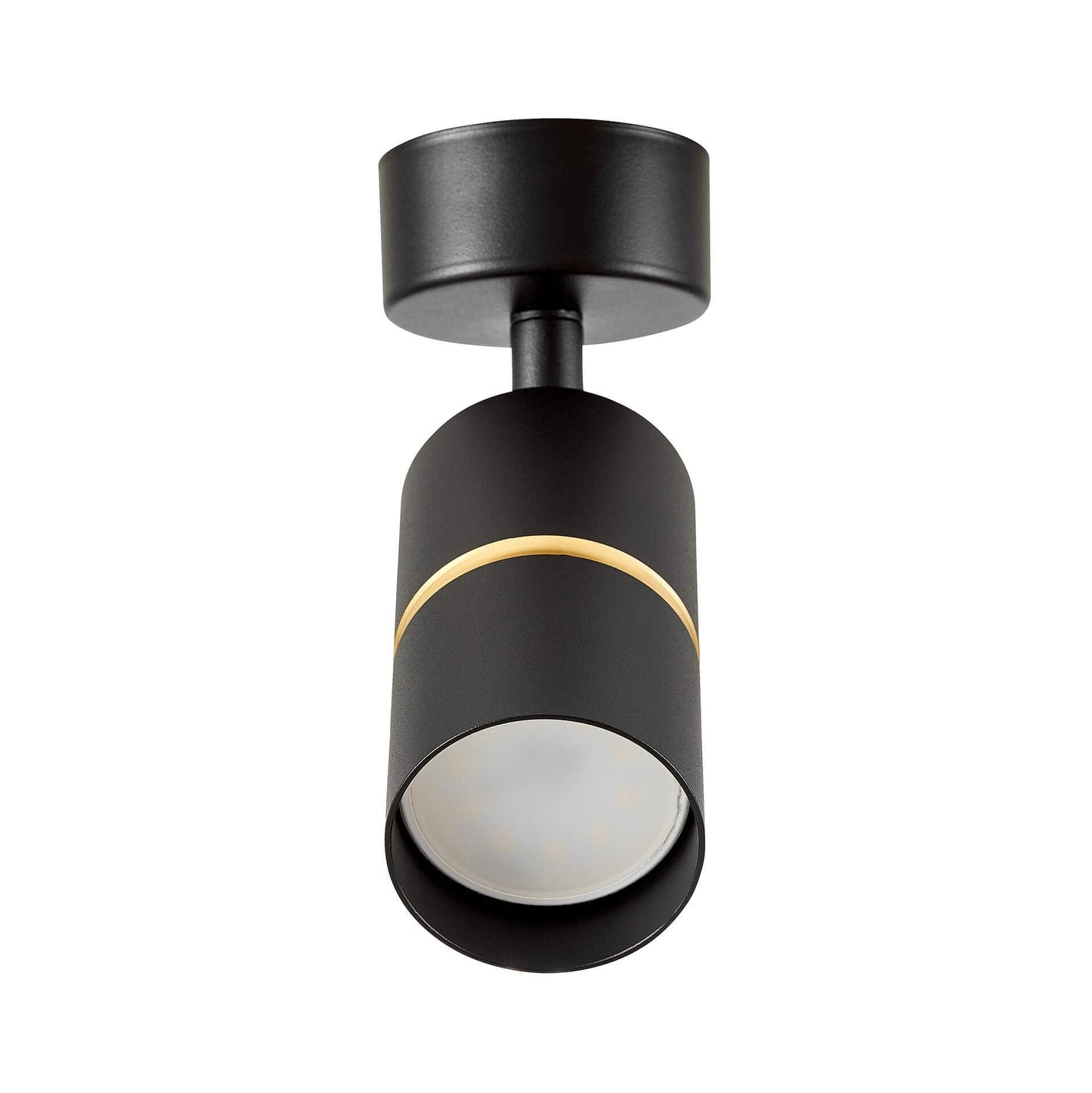 SPOT MODERN CEILING LAMP BLACK - GOLD ASTI W1 - LuminaLux