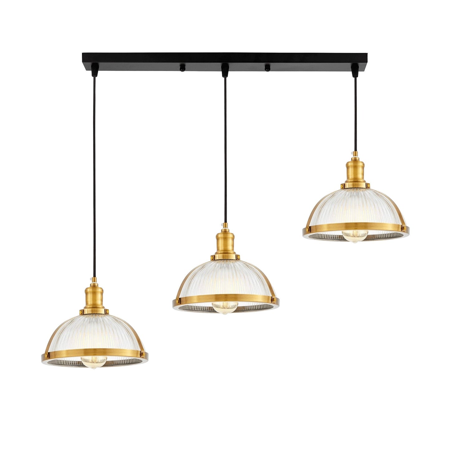 TRIPLE LOFT BRASS PENDANT LAMP BRICO W3 PRO - LuminaLux