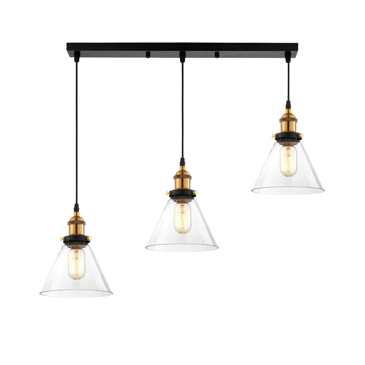 TRIPLE LOFT PENDANT LAMP NUBI W3 PRO - LuminaLux