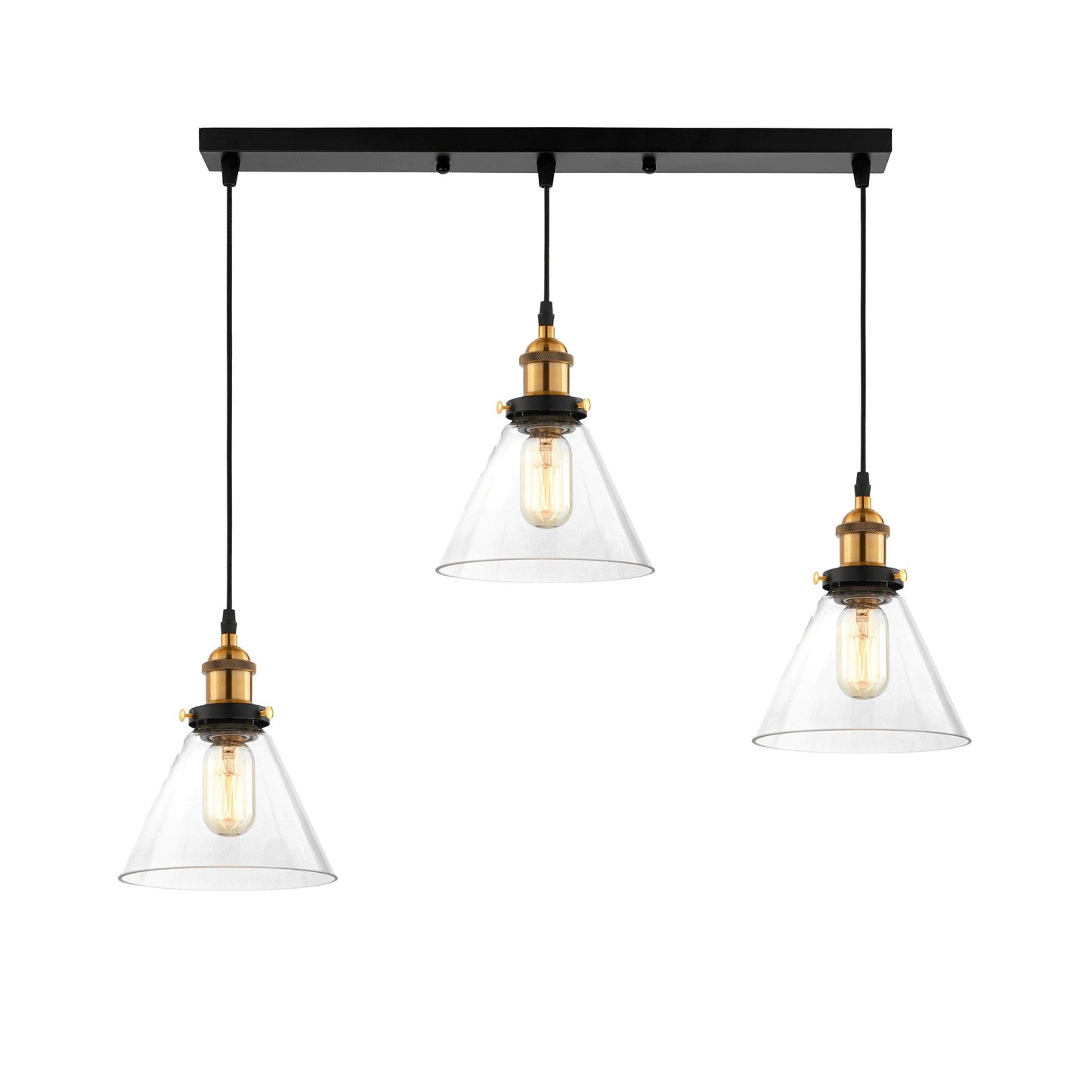 TRIPLE LOFT PENDANT LAMP NUBI W3 PRO - LuminaLux