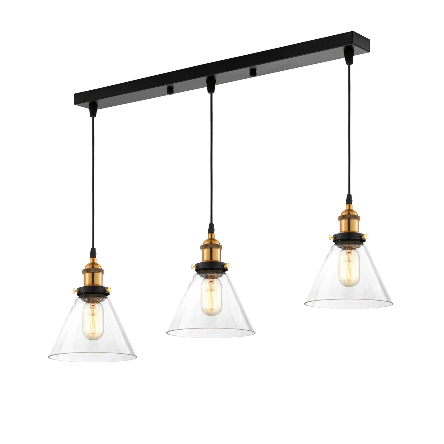 TRIPLE LOFT PENDANT LAMP NUBI W3 PRO - LuminaLux